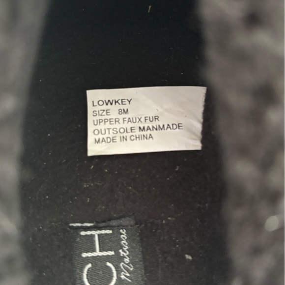 Faux shearling slip on platform shoe - Picture 3 of 4